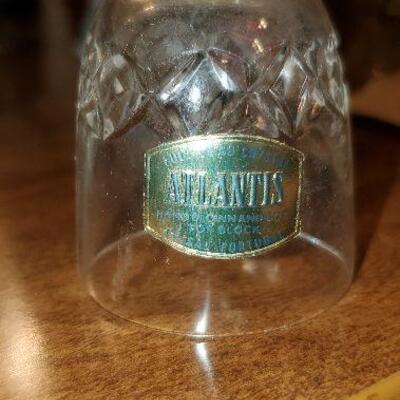 Vintage Atlantis Lead Crystal Bell Made in Portugal