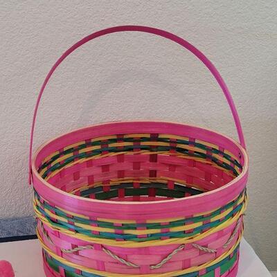 Lot 83: New Easter Basket with Ty Beanie Bunny, Peeps Gifts, Rings & Earrings, Bunny Coin Purse, Lip Gloss and other Gifts