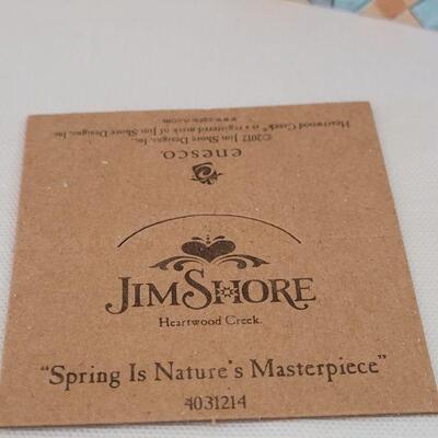 Lot 100: New Jim Shores "Spring Is Nature's Masterpiece " Bunny 