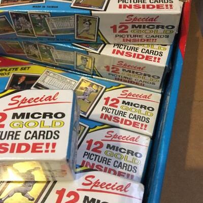 1992 TOPPS Micro Picture Card Case Lot of 12 Baseball Sets. LOT 35