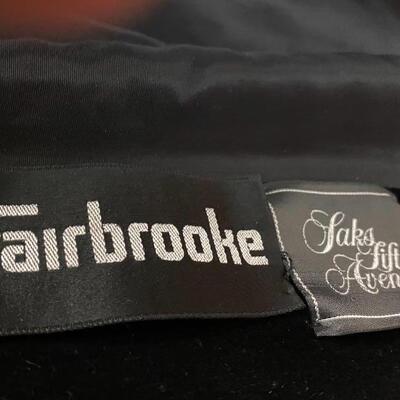 Vintage 60s Fairbrooke for SAKS Black Velvet [ Swing Coat