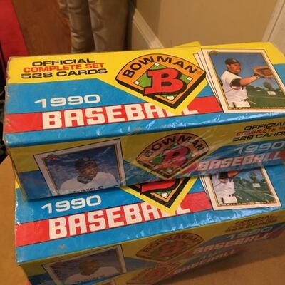 1990 BOWMAN Lot of 5 Complete Sets Unopened 2500+ Baseball Cards. LOT 46