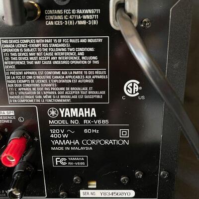 Yamaha Reciever Natural Sound RX-V685