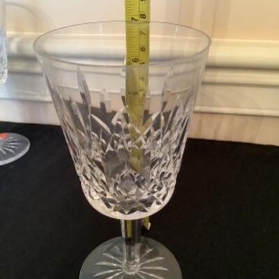 12 Waterford 7â€ Water Wine Glasses Mint 