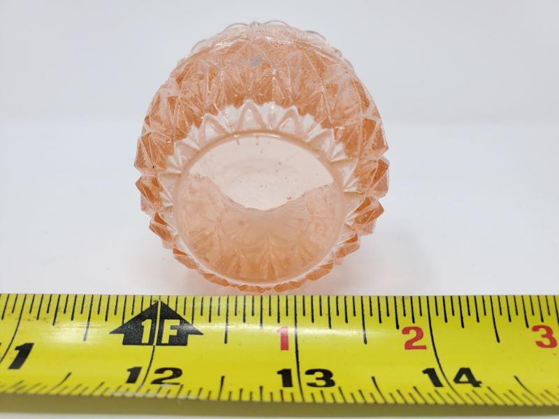 FLORAL GLASS TOOTHPICK HOLDER