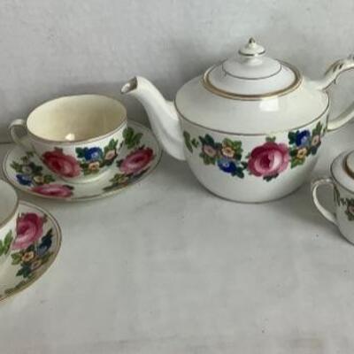 2085 Royal Staffordshire England Porcelain Tea Set