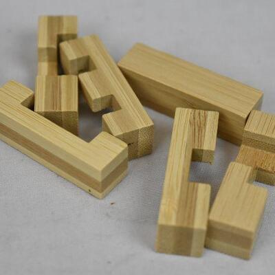 7 Small Puzzles, Wooden and Metal