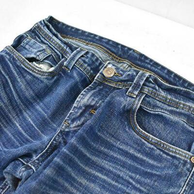2pc Denim Jeans: 14 Regular & 18 Regular