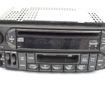 Chrysler Car Radio, Model No. P05064042AB, CD and Tape Player