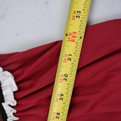 Red Riding Hood Costume, Measurements In Pics - Used, Good, needs some cleaning