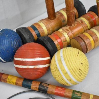 Croquet Set - Vintage