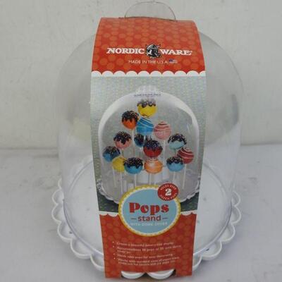 Nordic Ware Cake Pops Stand with Dome Cover