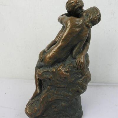 MCM Austin Prod Rodin The Kiss The Lovers Statue - Vintage 1961