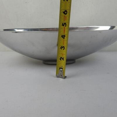 Metal Decor Bowl17x9x4.25