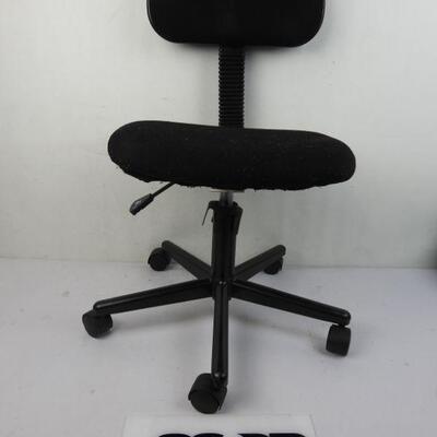 Office Chair, Black, No Arms, small 