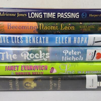6 Hardcover Fiction Books: Long Time Passing -to- Daughter of Fortune