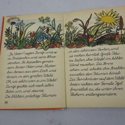 Hardcover Children's Book German Puntje und Struppi Chris Scheffer, Vintage 1966