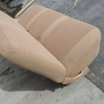 Brown Vehicle Bench Seat