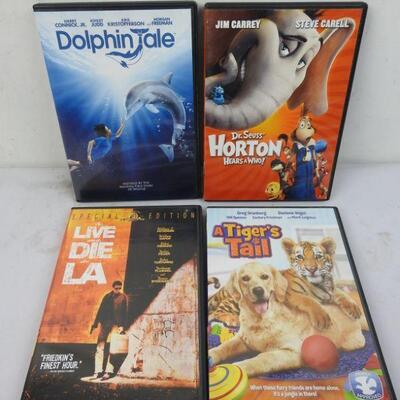 4 Movies on DVD: Dolphin Tale, Horton Hears, To Live & Die in LA, Tiger's Tail
