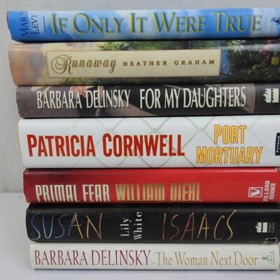 7 Hardcover Fiction Books: If Only it were true -to- The Woman Next Door