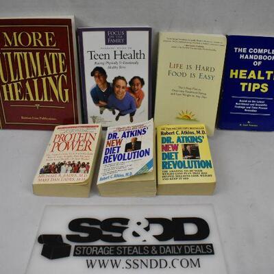 7 Health & Diet Books: Dr. Atkin's -to- More Ultimate Healing