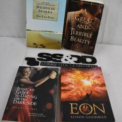 4 pc Novel, Nicholas Sparks and Fantasy - The Last Song to Eon