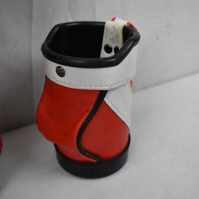 Golf Club Headcover and Golf Bag Drink Holder