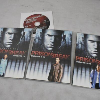 Prison Break DVDs, Seasons 1 & 2 - New