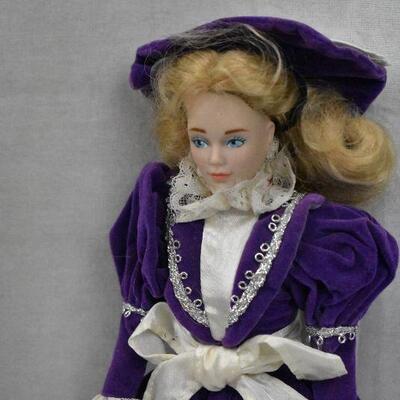 3pc Dolls - Purple, Pink, 50s - New Old Stock
