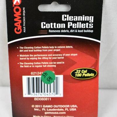 Gamo Cleaning Cotton Pellets .22 Cal 100 pellets - New