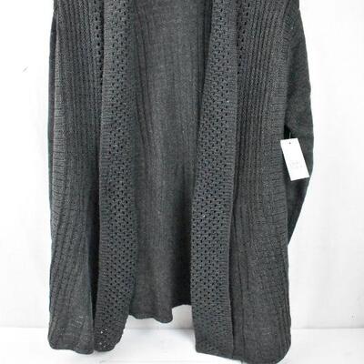 Women's Gray Sweater Cardigan size Large by Croft & Barrow - New