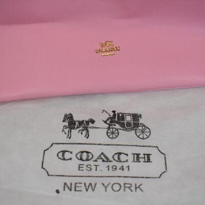 Pink Purse Handbag, Coach Inspired, Pink, with Dustbag - New