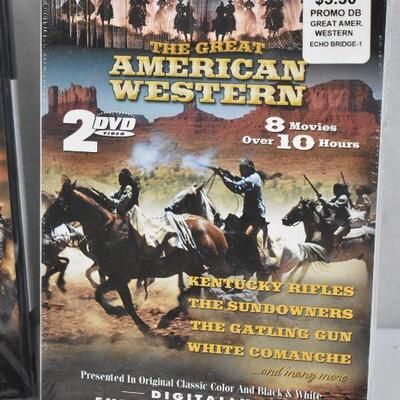 3 Western DVDs Collection: The Magnificent Seven -&- The Great American Western
