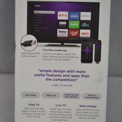 Roku Express with Cable & Remote - New