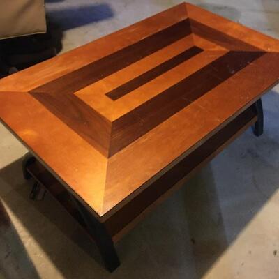Wood Rectangle Table  47.75w x 28.75d x 19.5h