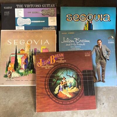 Lot 2  Collection 450 + Vinyl Records Classical Guitar Ella Louis Piaf Box Sets