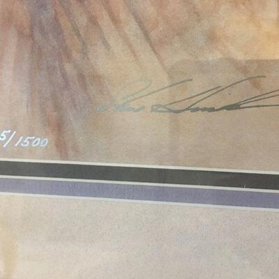 Steve Hanks Signed Limited Edition print Beautifully framed.