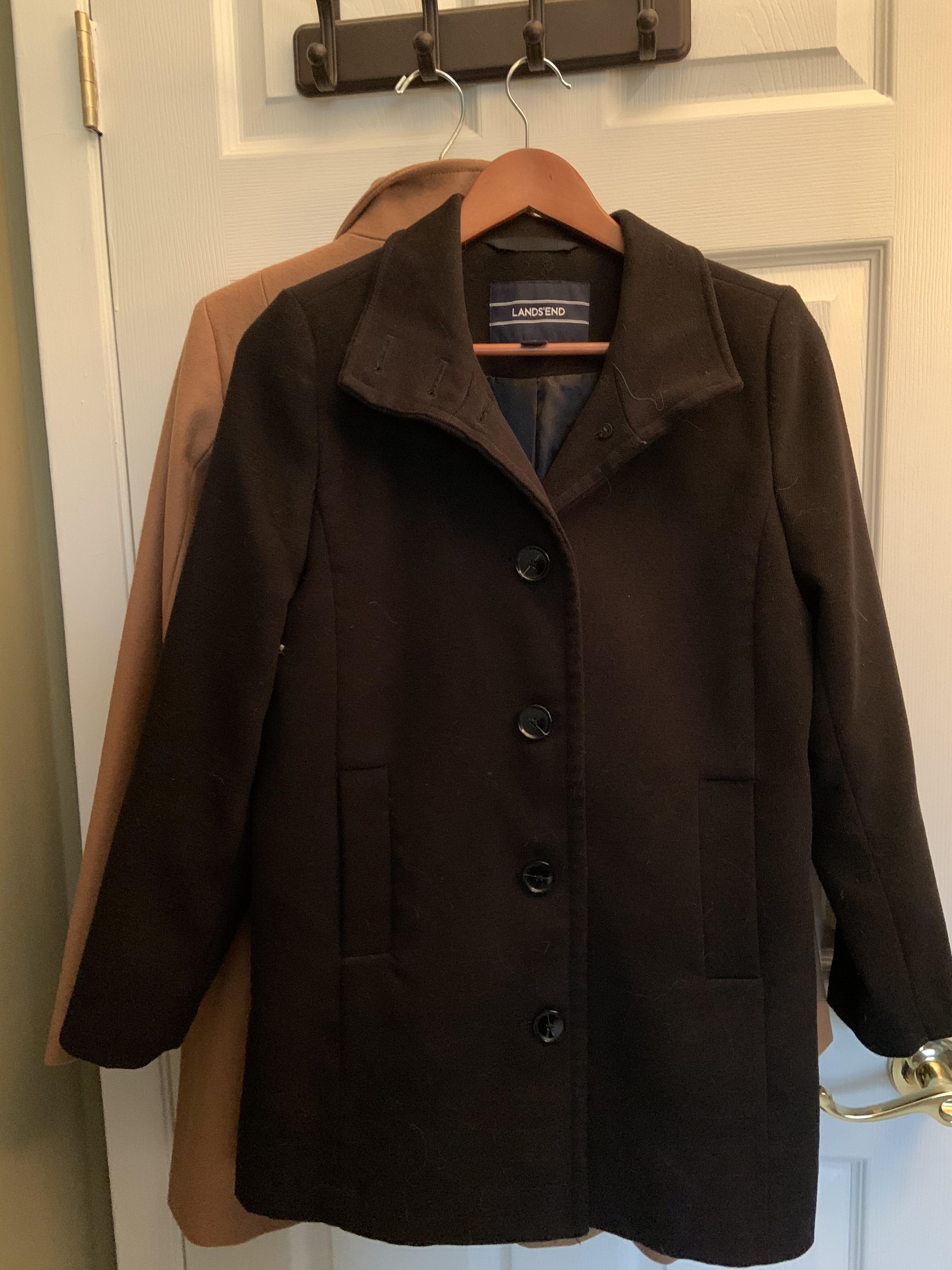 Lot 74 Lands End Women's Overcoats size 4/6