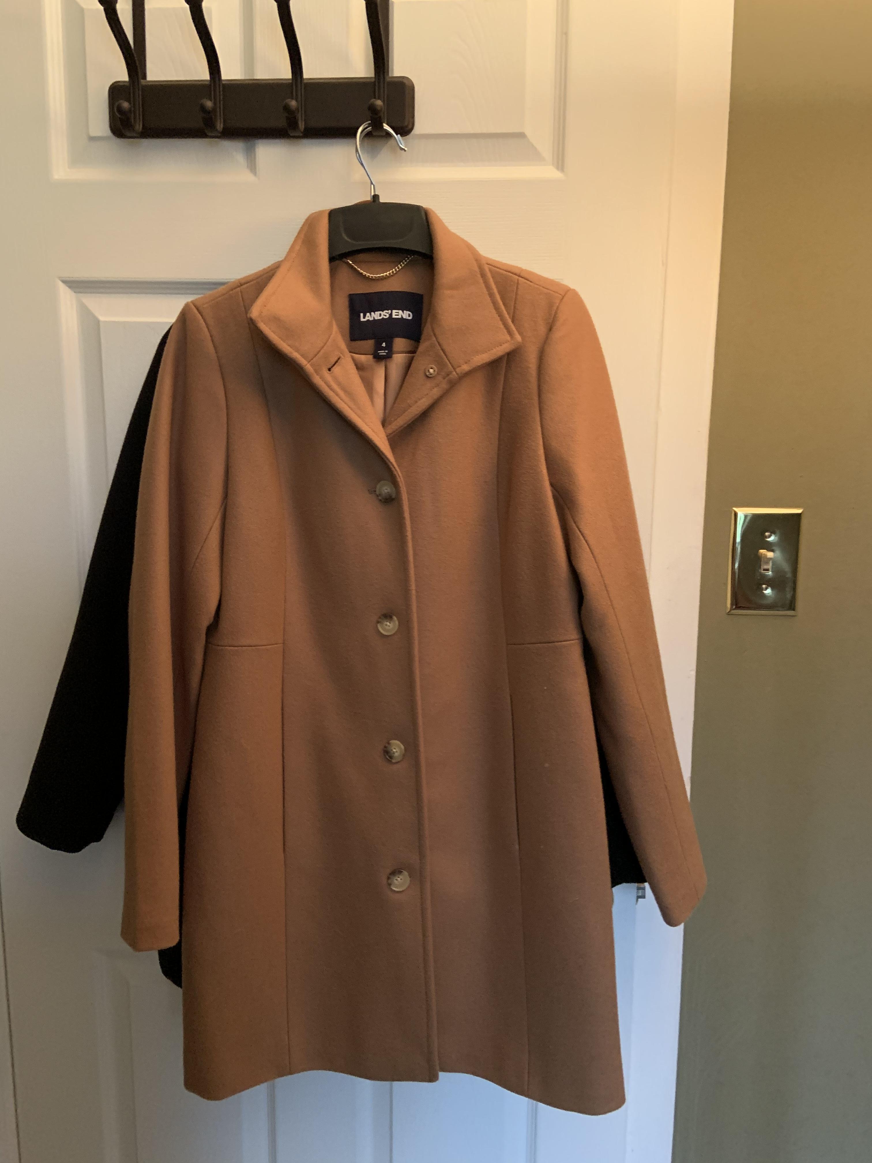 Lot 74 Lands End Women's Overcoats size 4/6