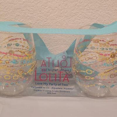Lot 115: New Set of Lolita Spring Cups and Light Up Easter Egg Wine Stopper