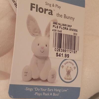 Lot 130: New Flora the Bunny- Plays Peek a Boo & Sings 