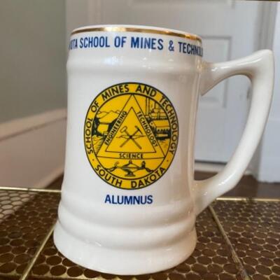 Vintage Barware South Dakota School of Mines Tankard / Beer mug 