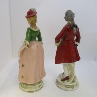 Lot 10 - Occupied Japan Male and Female Figurines