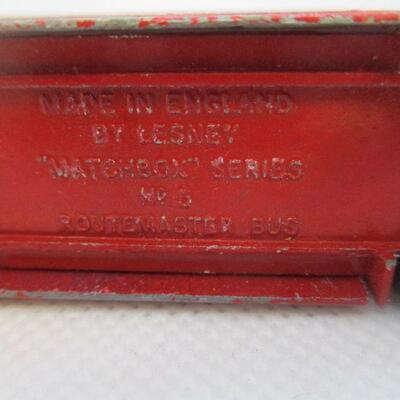 Lot 16 - Matchbox Lesney England #5 Routemaster Box