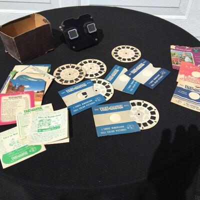 Vintage Viewmaster lot with slides