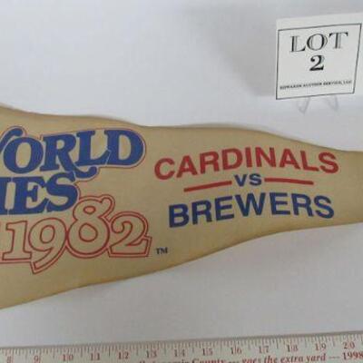 1982 World Series Cardinals Vs Brewers Pennant