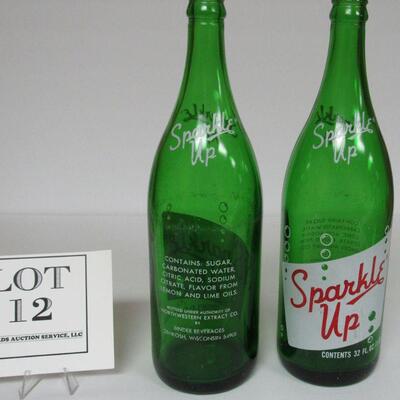 2 Large Sparkle Up 32 oz Bottles