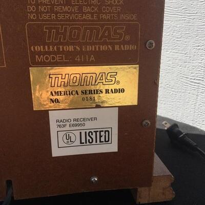 Thomas America series radio 11 x 14â€
