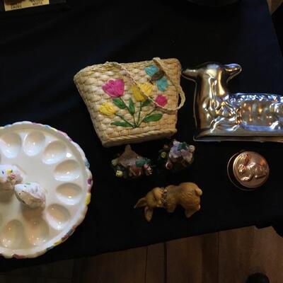Spring and Easter 7 piece decorative Collectible Lot