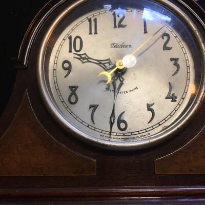 Revere Telechron vintage electric mantle clock 21 x 6 x 9â€